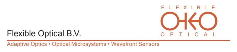 荷蘭OKO薄膜變形鏡,MMDM變形鏡、PDM變形鏡、波前傳感器自適應光學器件