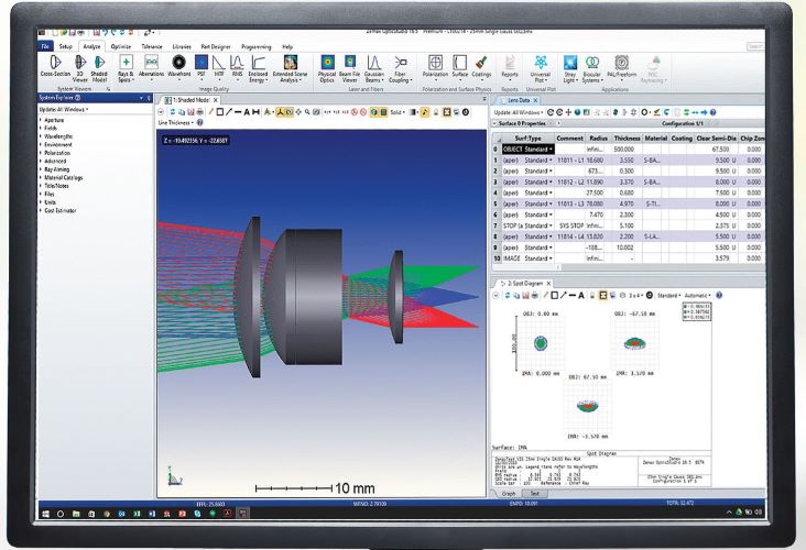 Zemax光學設計軟件OpticStudio
